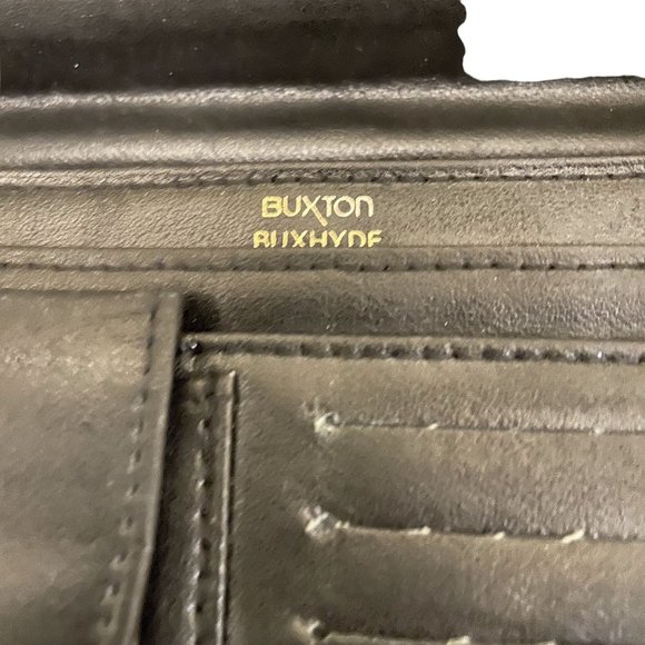 BUXTON Womens Black Crossbody ID Slots Card Slots Pockets Detachable Strap - Picture 5 of 6